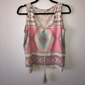 Aztec designed top